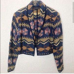 Vintage Geometric print jacket